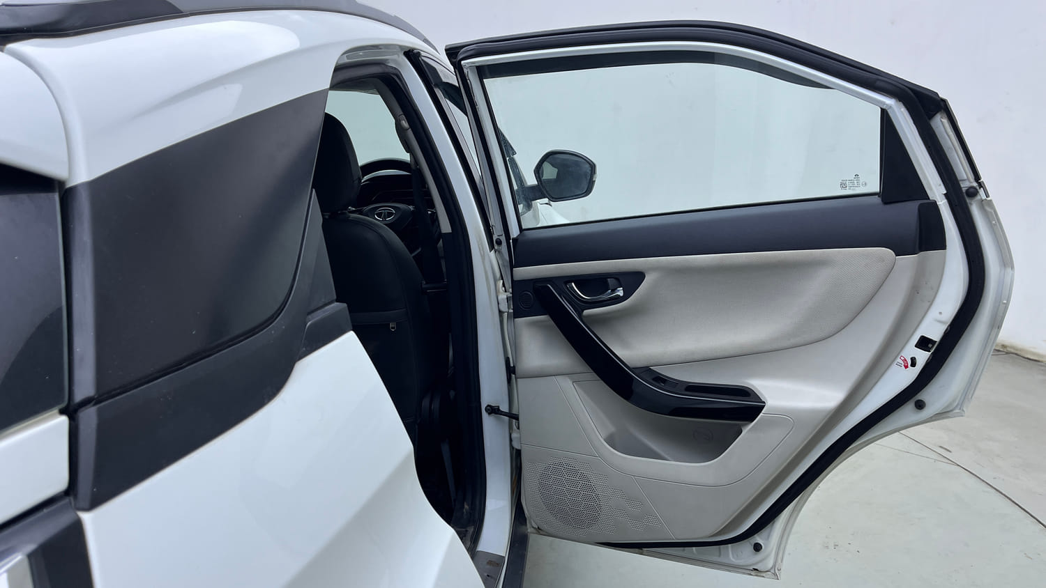 Used 2023 Tata Nexon XZA Plus Petrol Automatic interior RIGHT REAR DOOR OPEN VIEW