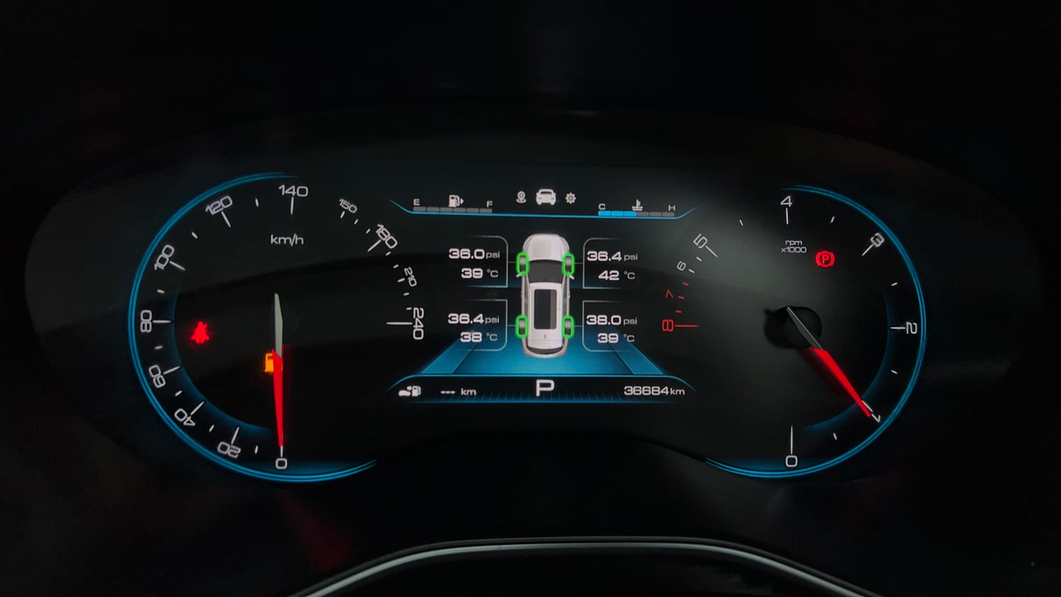 Used 2019 MG Motors Hector Sharp 1.5 DCT Petrol Petrol Automatic interior CLUSTERMETER VIEW