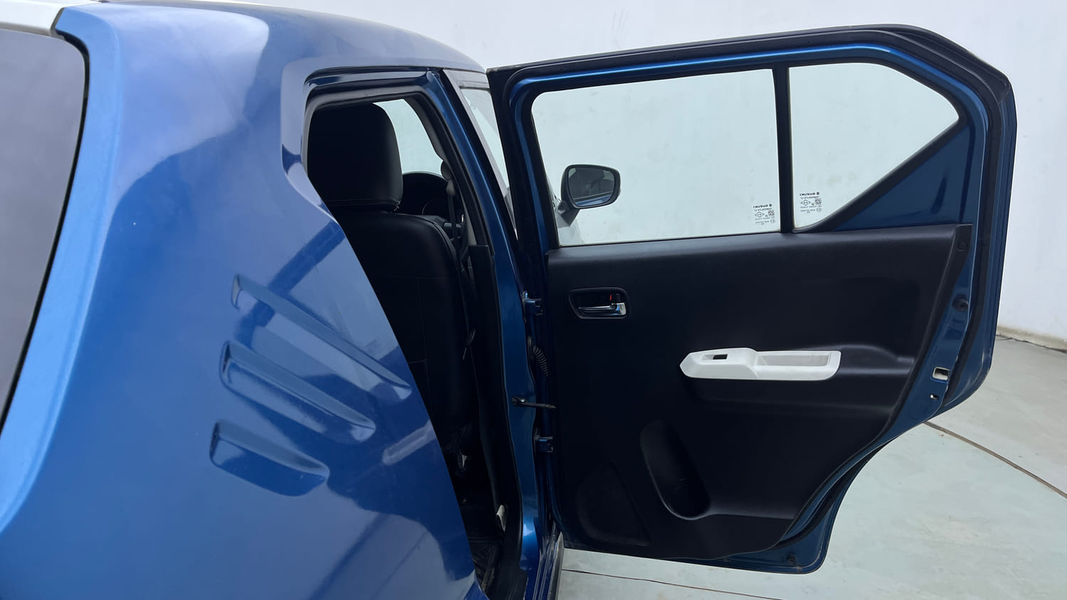 Used 2018 Maruti Suzuki Ignis Zeta 1.2 AMT Petrol Automatic interior RIGHT REAR DOOR OPEN VIEW