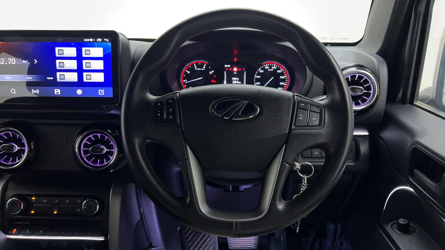 Used 2021 mahindra Thar LX Hard Top Petrol AT 4WD Petrol Automatic interior STEERING VIEW