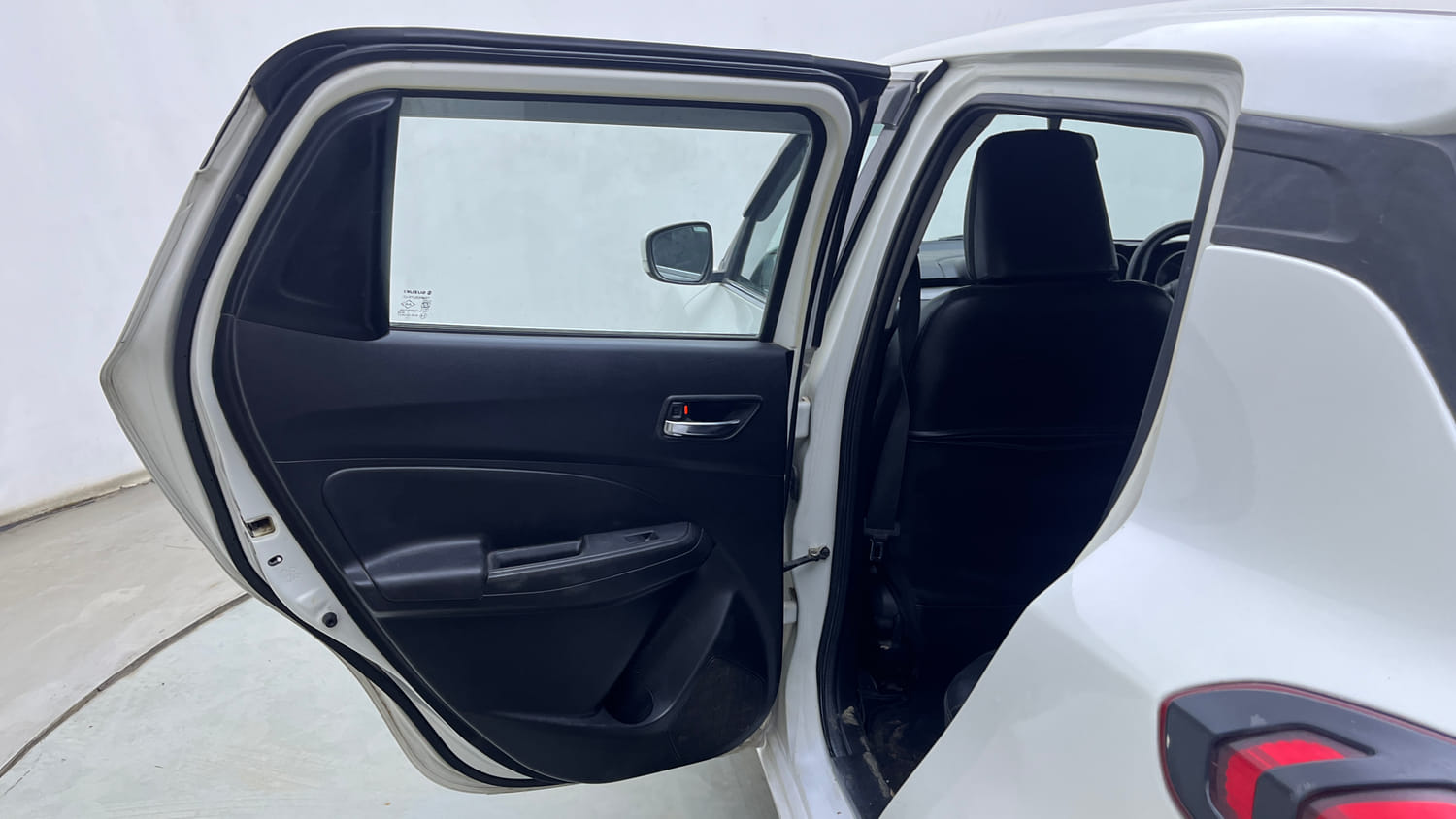 Used 2024 Maruti Suzuki Swift VXi Petrol Manual interior LEFT REAR DOOR OPEN VIEW