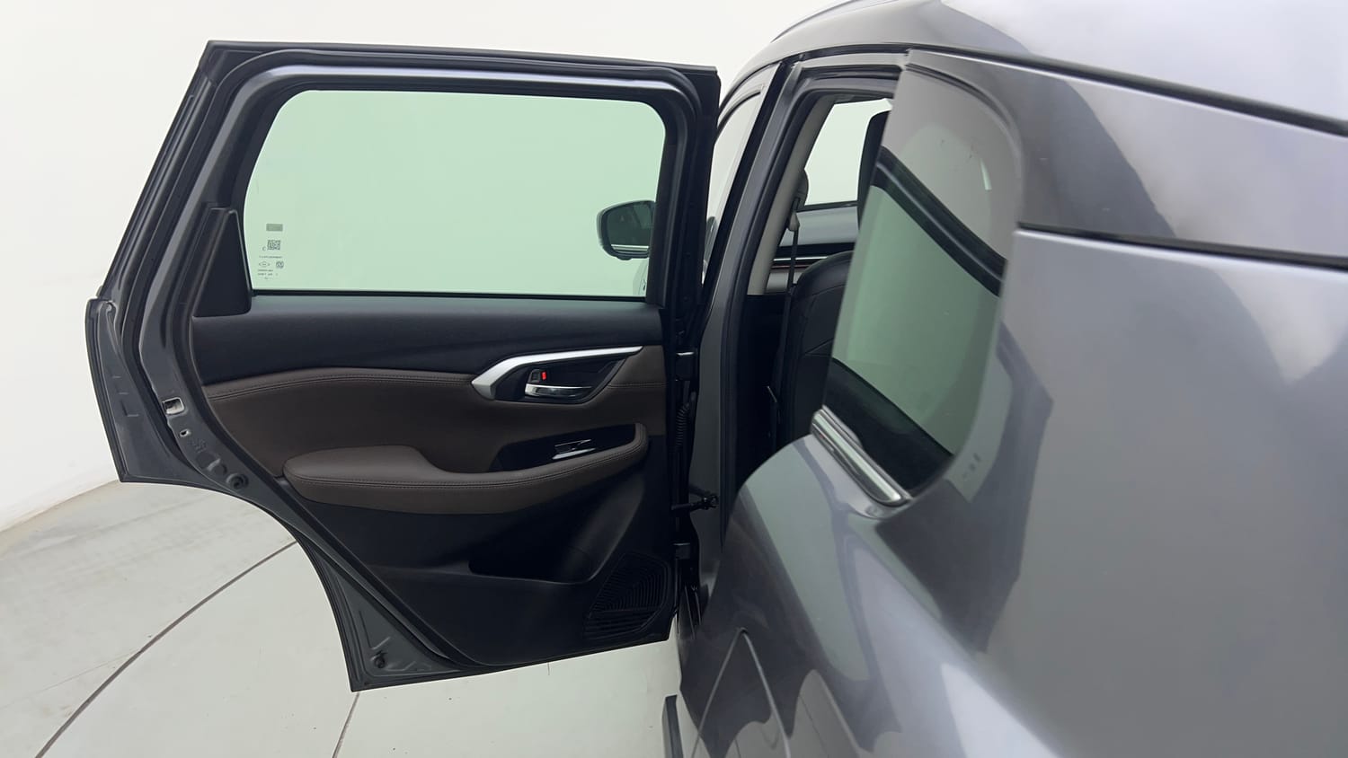 Used 2025 Toyota Urban Cruiser Hyryder V Hybrid Hybrid Automatic interior LEFT REAR DOOR OPEN VIEW