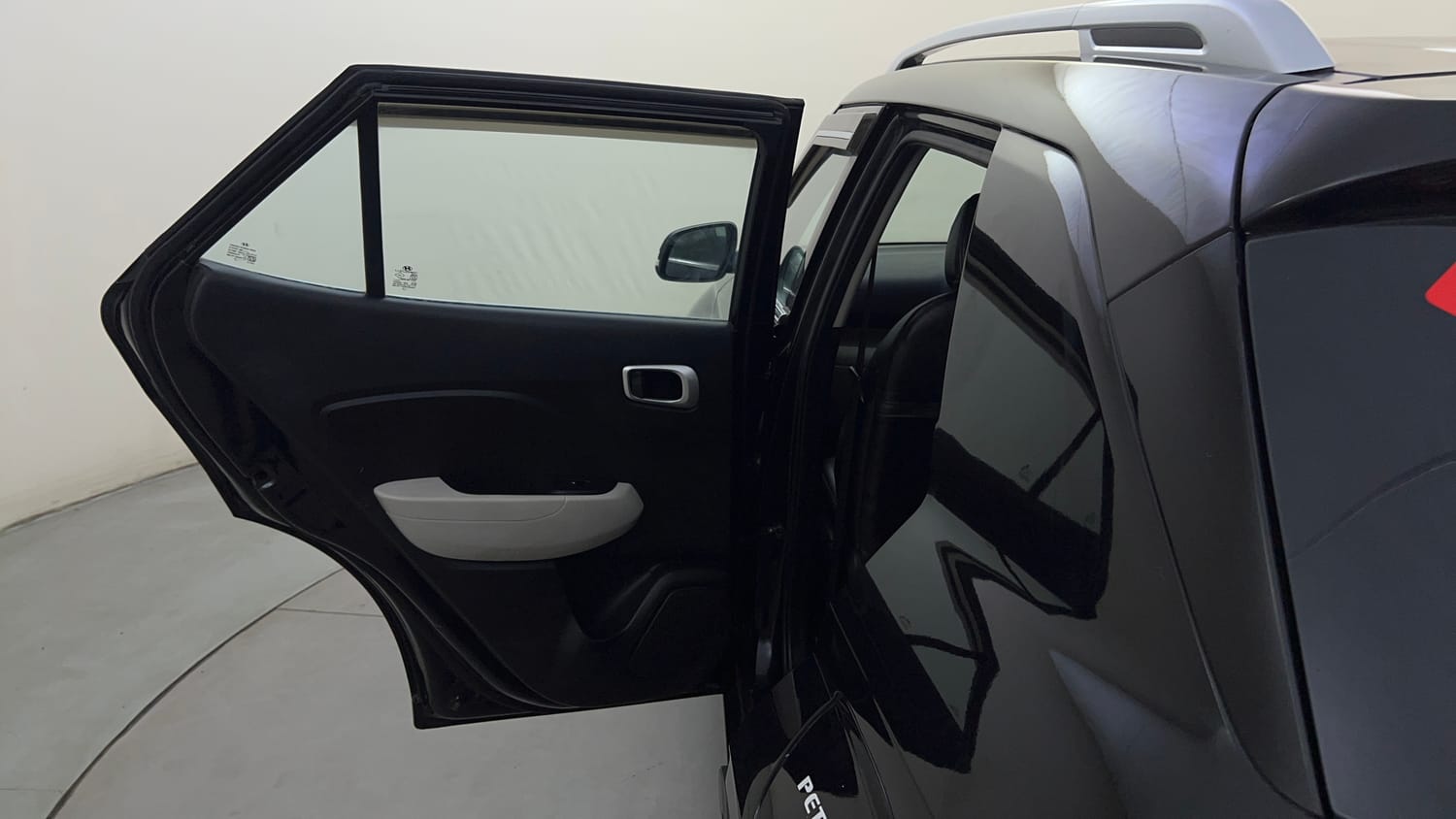 Used 2023 Hyundai Venue SX 1.2 Petrol Petrol Manual interior LEFT REAR DOOR OPEN VIEW