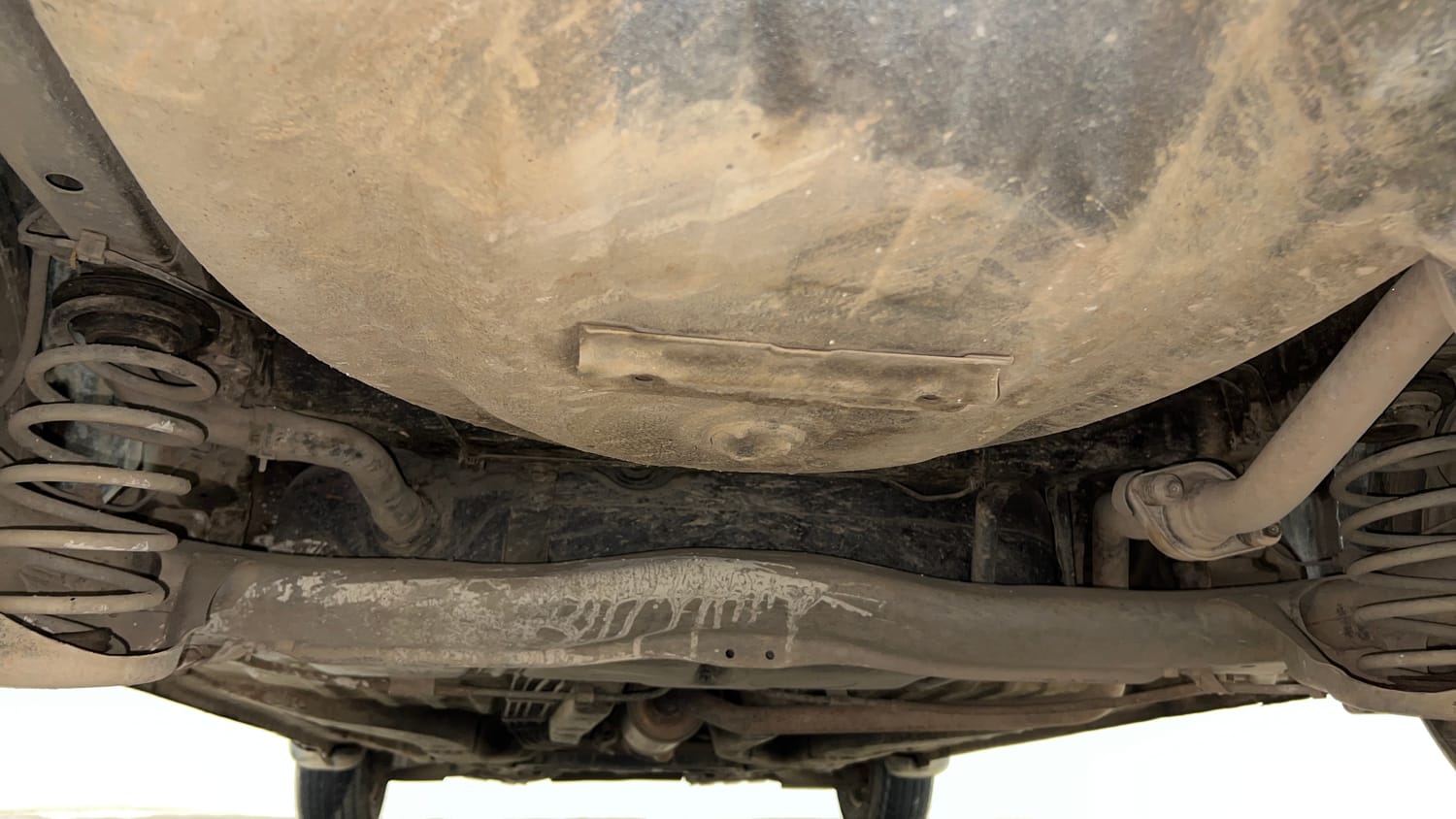 Used 2013 Honda Amaze 1.2 S AT i-VTEC Petrol Automatic extra REAR UNDERBODY VIEW (TAKEN FROM REAR)
