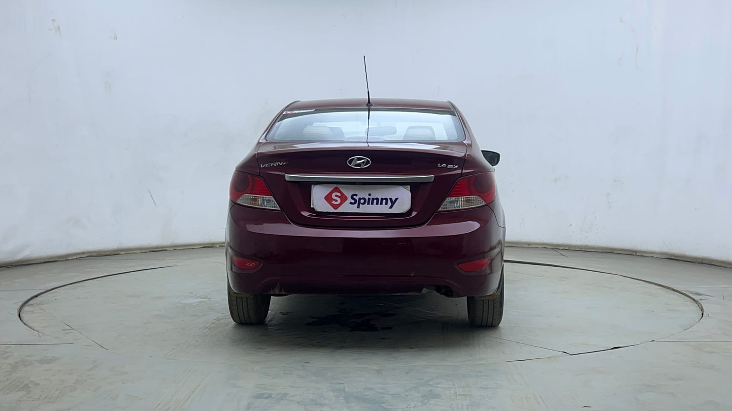 Used 2014 Hyundai Verna Fluidic 1.6 VTVT SX AT Petrol Automatic exterior BACK VIEW