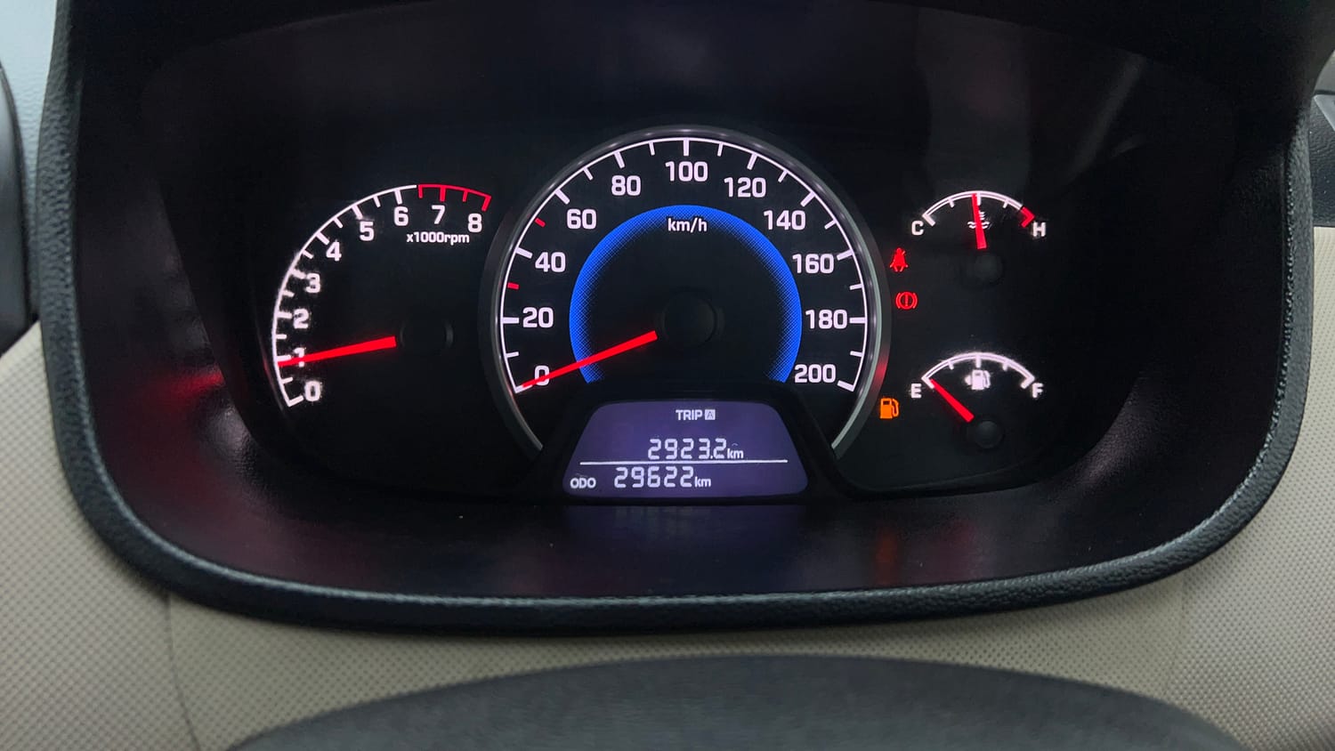 Used 2018 Hyundai Grand i10 Sportz 1.2 Kappa VTVT Petrol Manual interior CLUSTERMETER VIEW