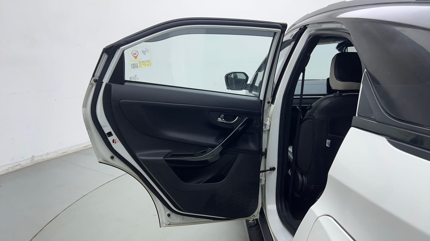 Used 2024 tata Nexon Fearless S 1.2 Revotron Petrol 7DCA Dual Tone Petrol Automatic interior LEFT REAR DOOR OPEN VIEW