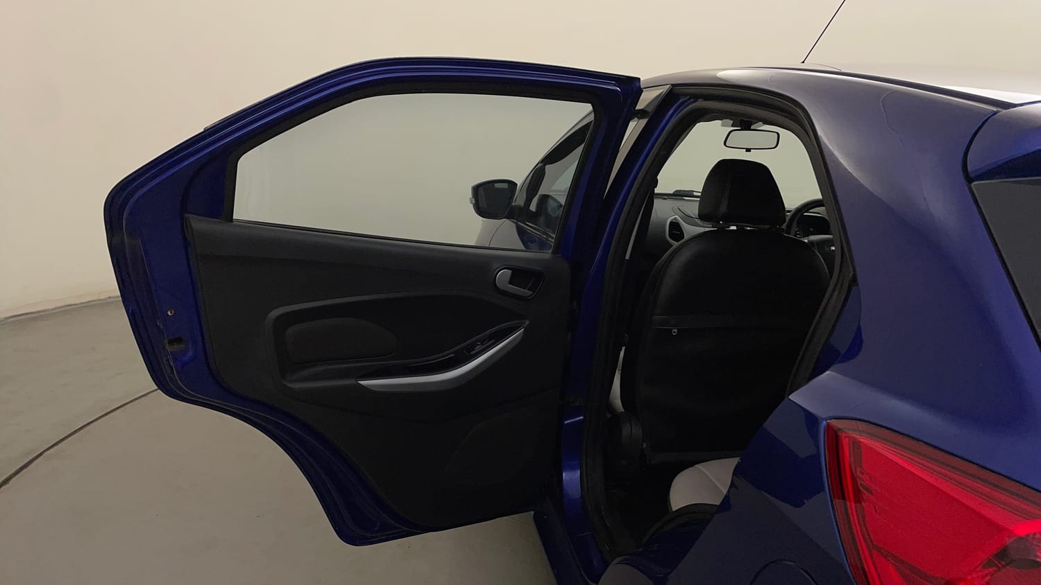 Used 2017 Ford Figo Titanium 1.2 Ti-VCT Petrol Manual interior LEFT REAR DOOR OPEN VIEW