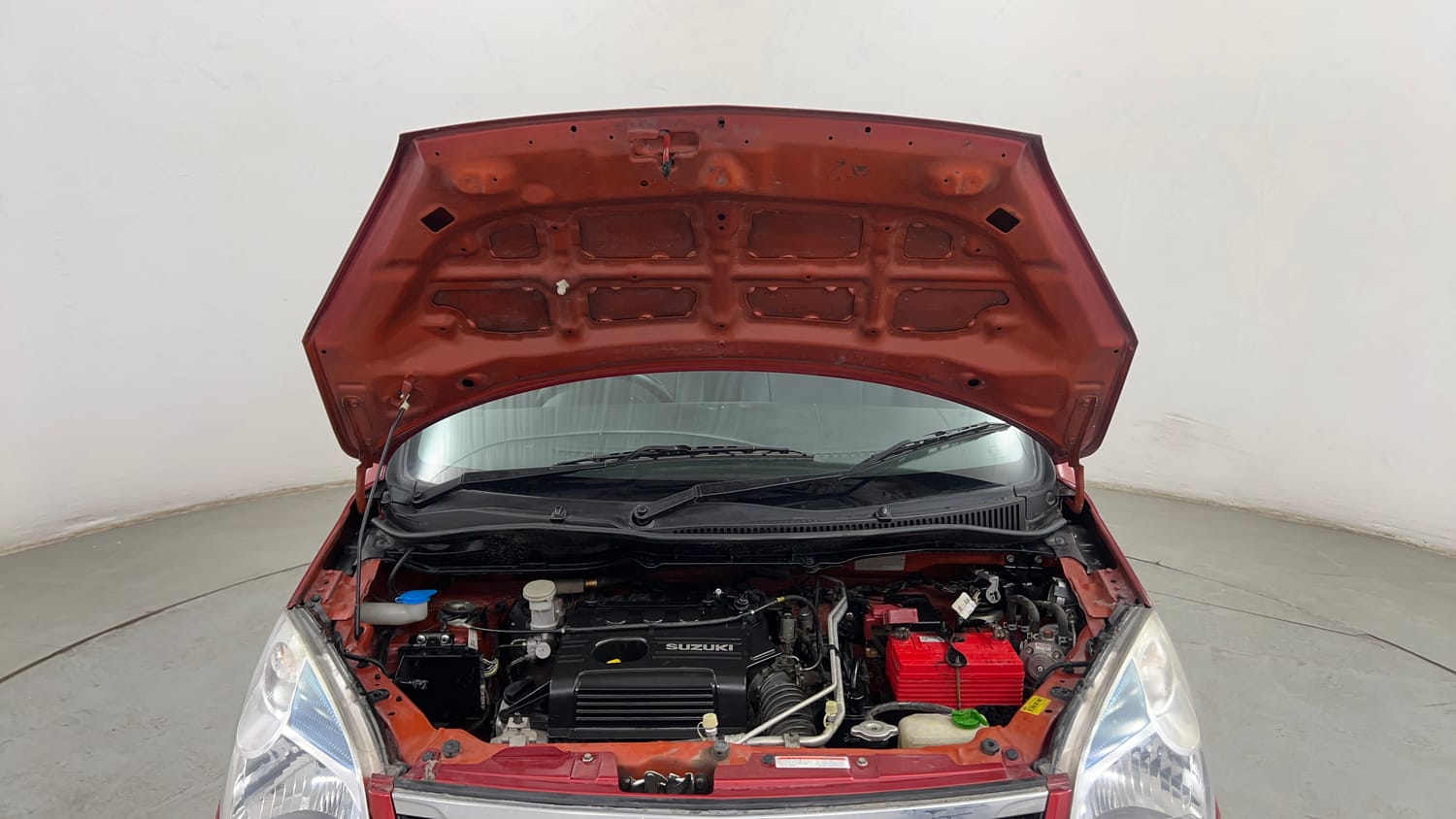Used 2014 Maruti Suzuki Wagon R LXI CNG Cng Manual engine ENGINE & BONNET OPEN FRONT VIEW