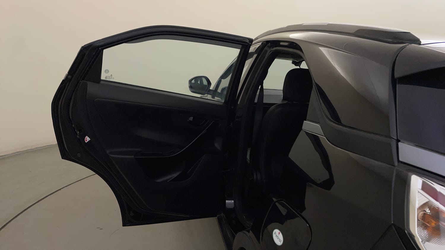 Used 2022 Tata Nexon XZ Plus (O) Dark Edition Petrol Manual interior LEFT REAR DOOR OPEN VIEW