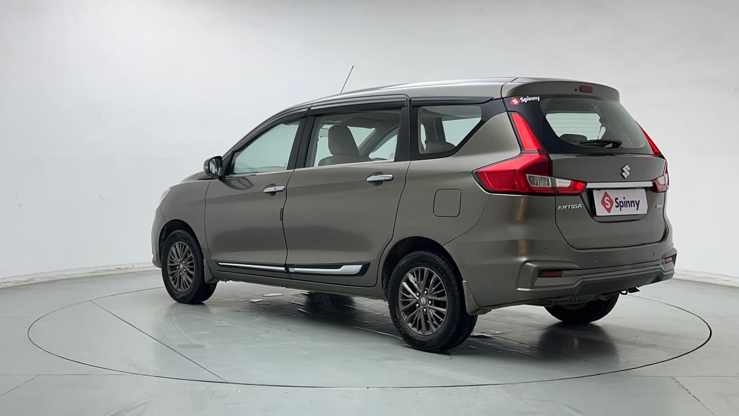 Used 2019 Maruti Suzuki New Ertiga ZXi Plus Petrol Manual exterior LEFT REAR CORNER VIEW