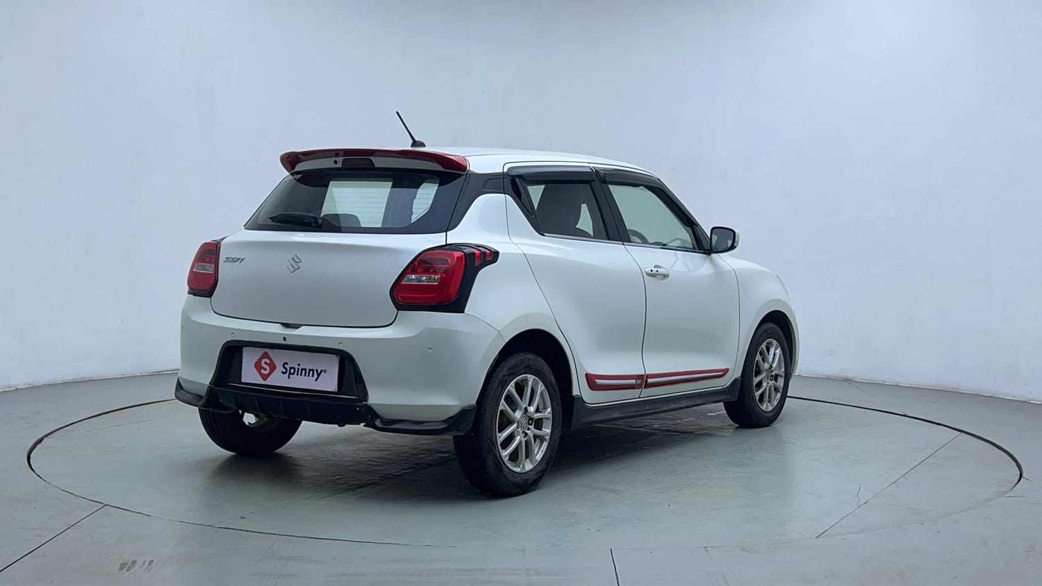 Used 2018 Maruti Suzuki Swift ZXi AMT Petrol Automatic exterior RIGHT REAR CORNER VIEW
