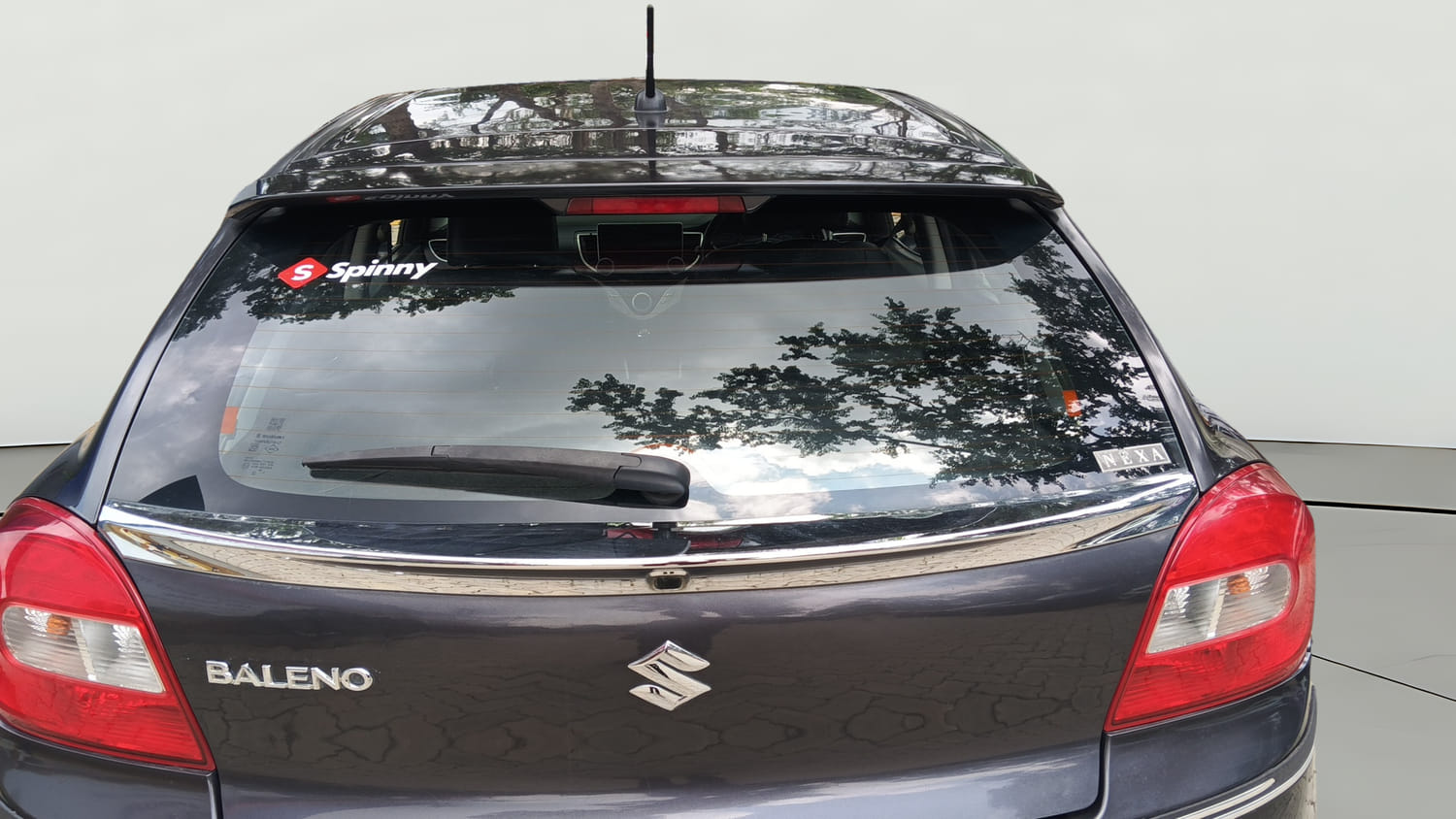 Used 2018 Maruti Suzuki Baleno Zeta 1.2 Petrol Manual exterior BACK WINDSHIELD VIEW