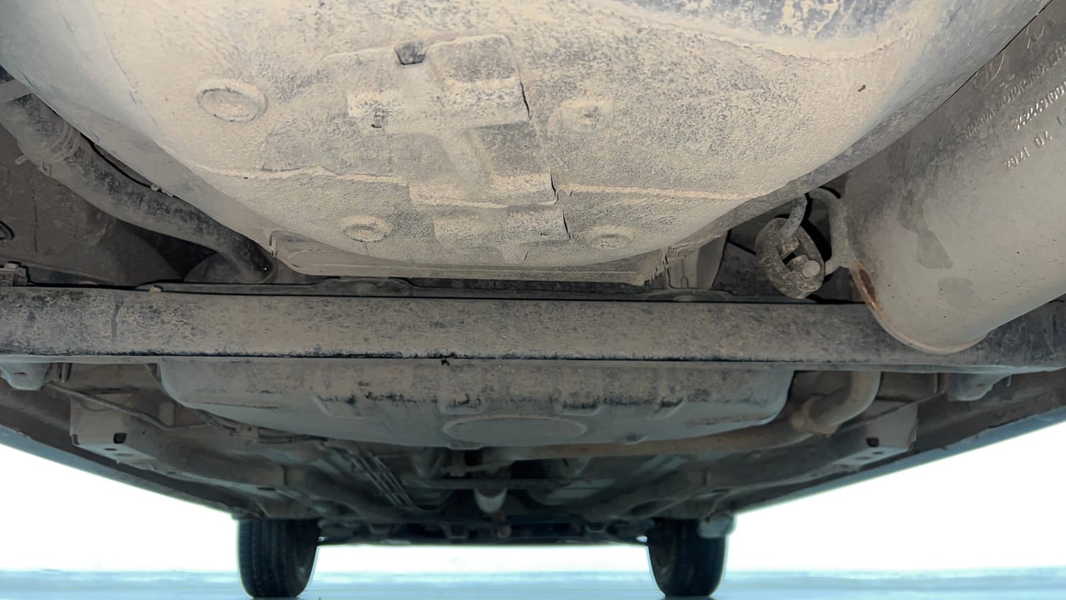 Used 2021 Tata Tiago XZ Plus Petrol Manual extra REAR UNDERBODY VIEW (TAKEN FROM REAR)