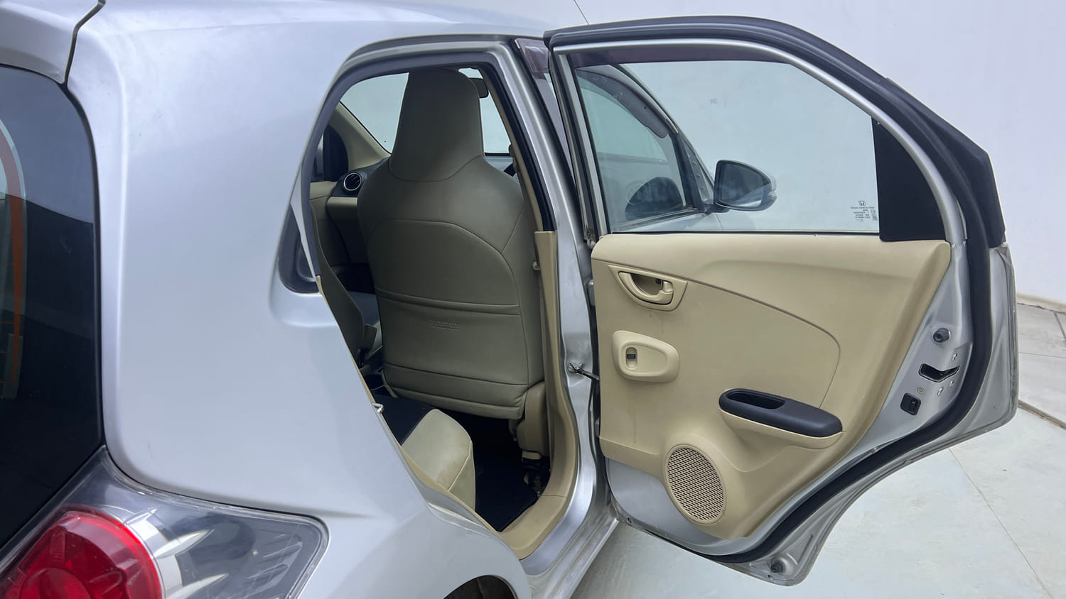Used 2015 Honda Brio S MT Petrol Manual interior RIGHT REAR DOOR OPEN VIEW