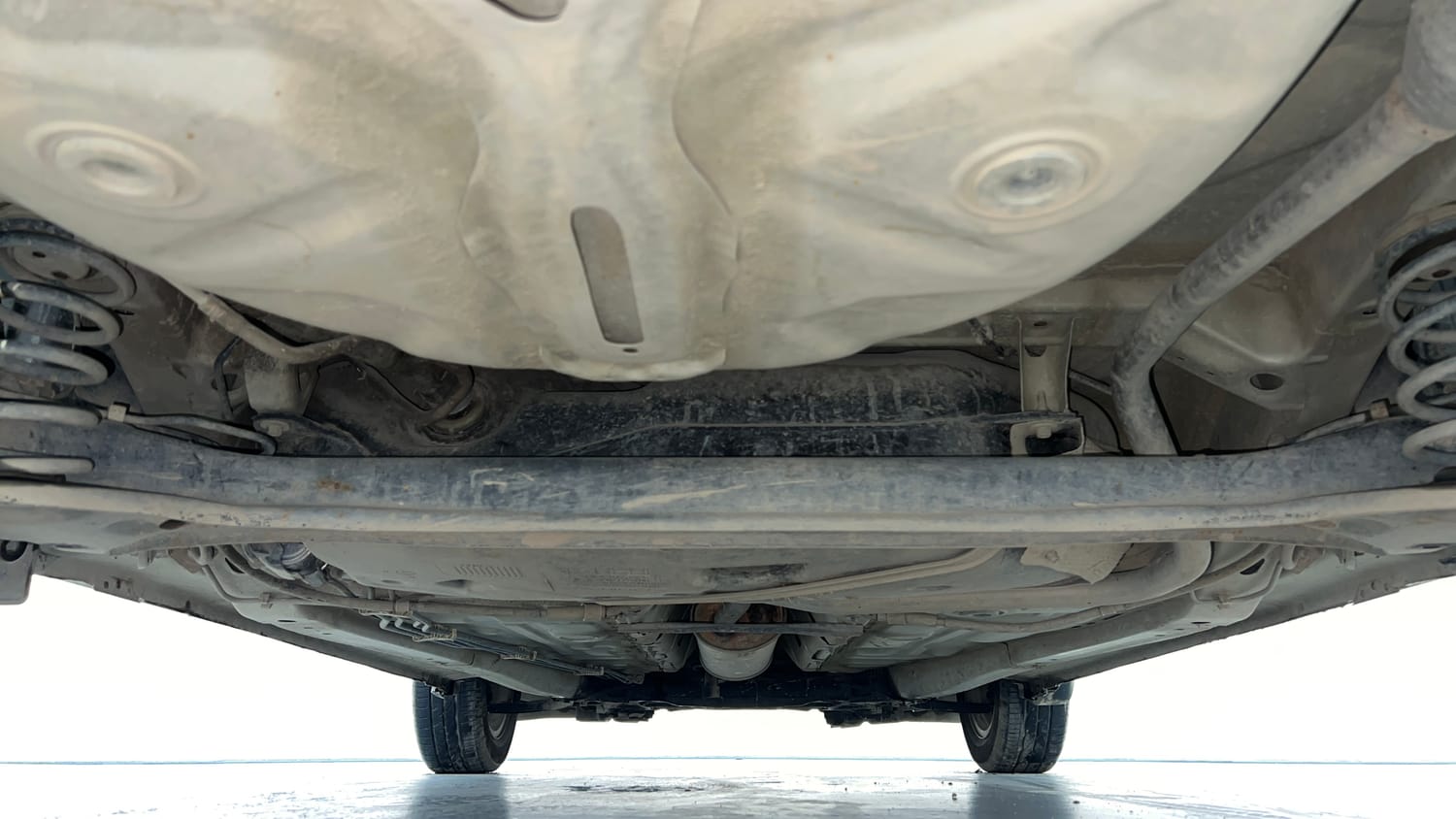 Used 2018 Maruti Suzuki Dzire ZXi Plus Petrol Manual extra REAR UNDERBODY VIEW (TAKEN FROM REAR)