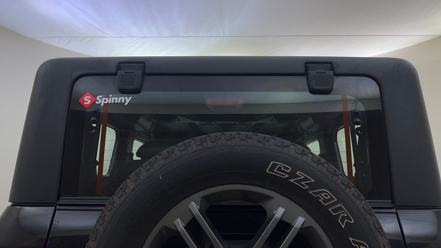 Used 2021 mahindra Thar LX Hard Top Petrol AT 4WD Petrol Automatic exterior BACK WINDSHIELD VIEW