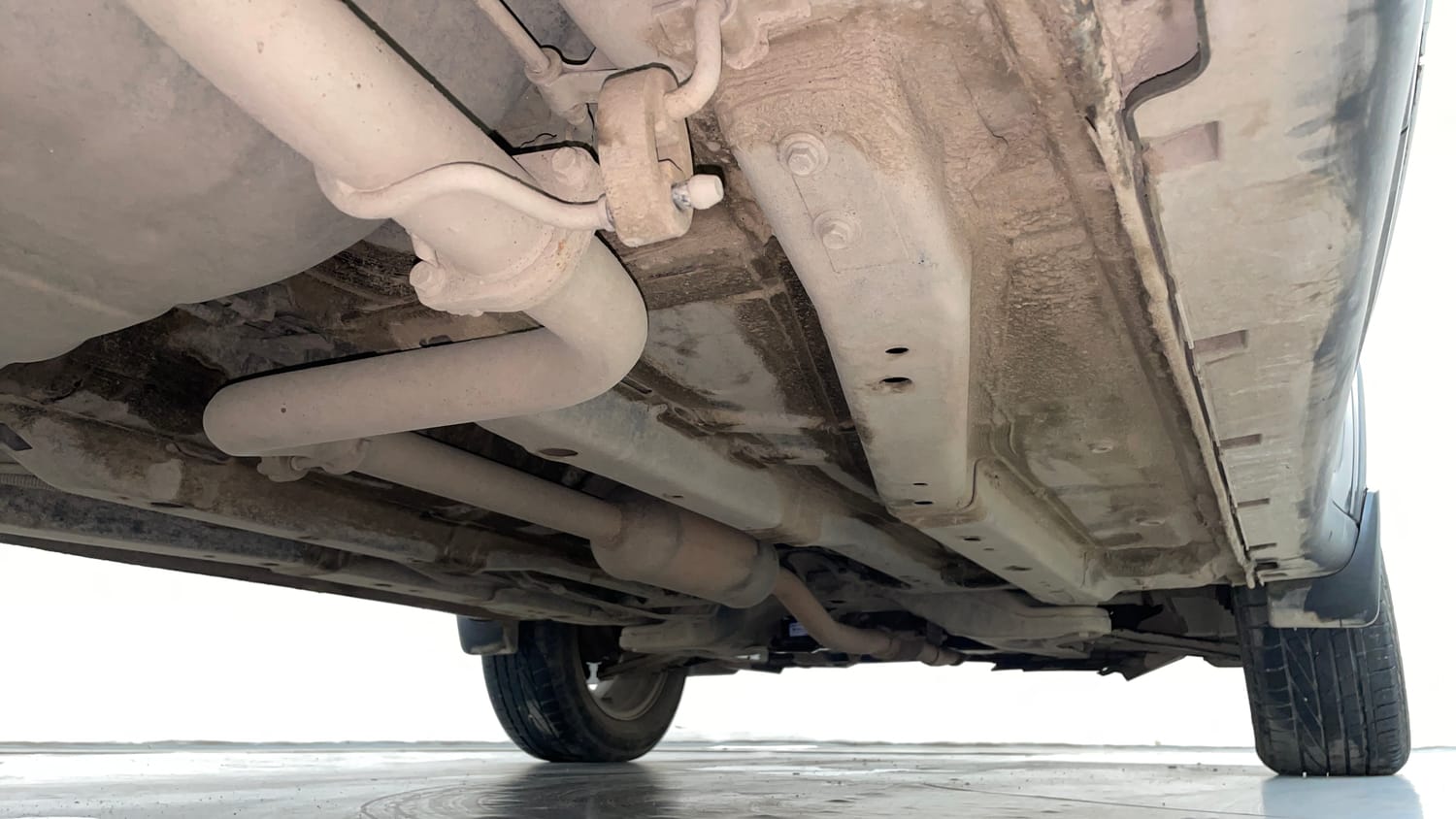 Used 2022 Tata Nexon XZ Plus (O) Dark Edition Petrol Manual extra REAR RIGHT UNDERBODY VIEW