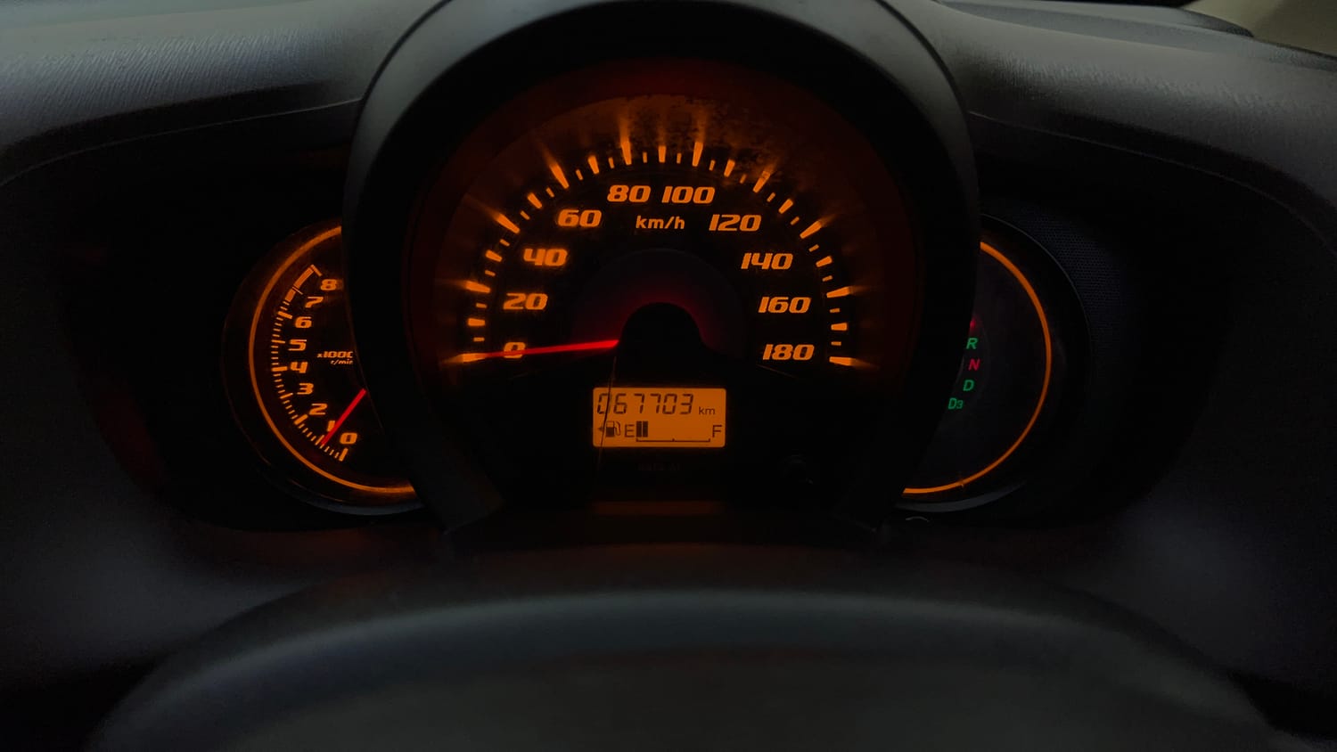 Used 2013 Honda Amaze 1.2 S AT i-VTEC Petrol Automatic interior CLUSTERMETER VIEW