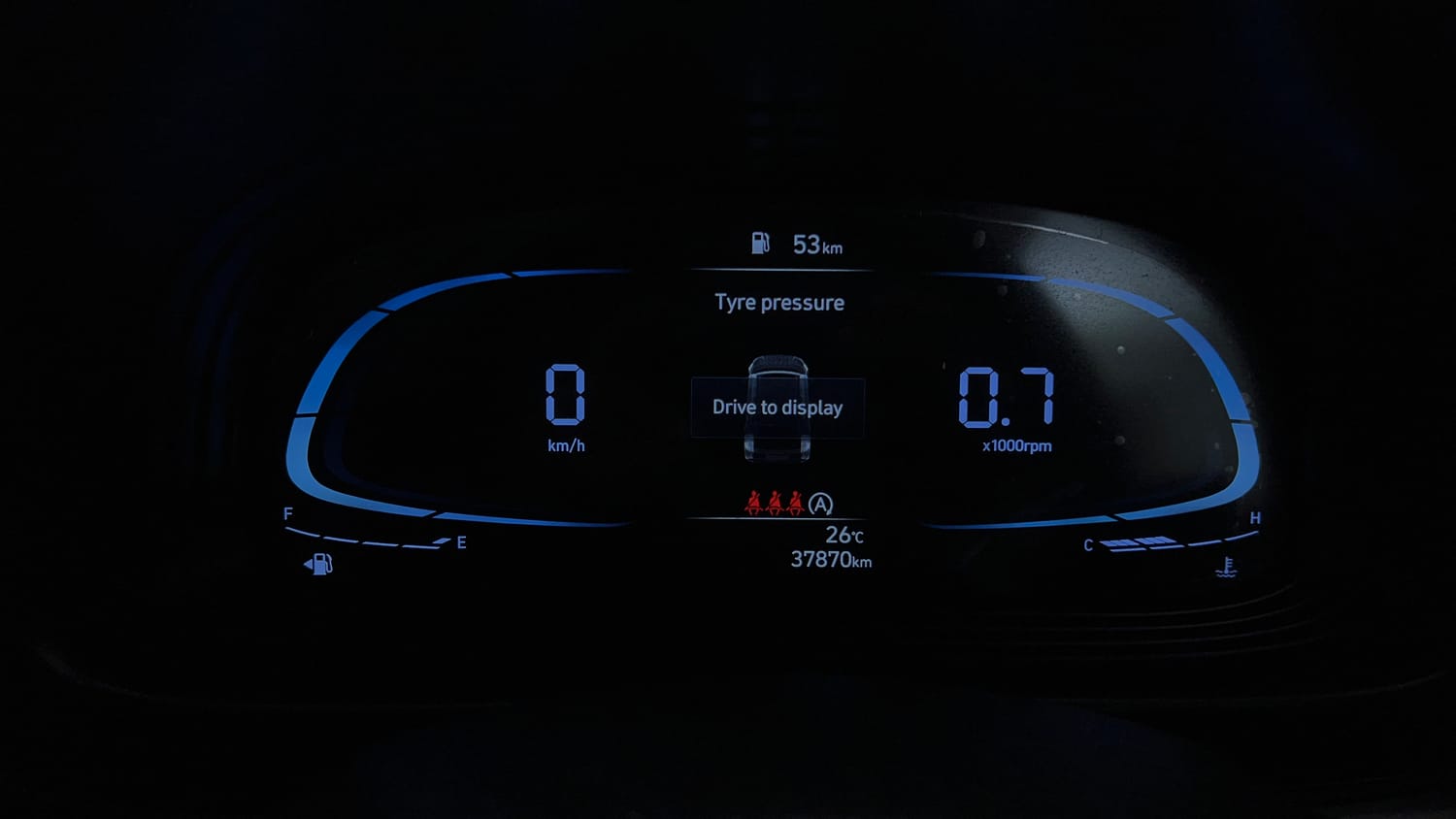 Used 2023 Hyundai Venue SX 1.2 Petrol Petrol Manual interior CLUSTERMETER VIEW