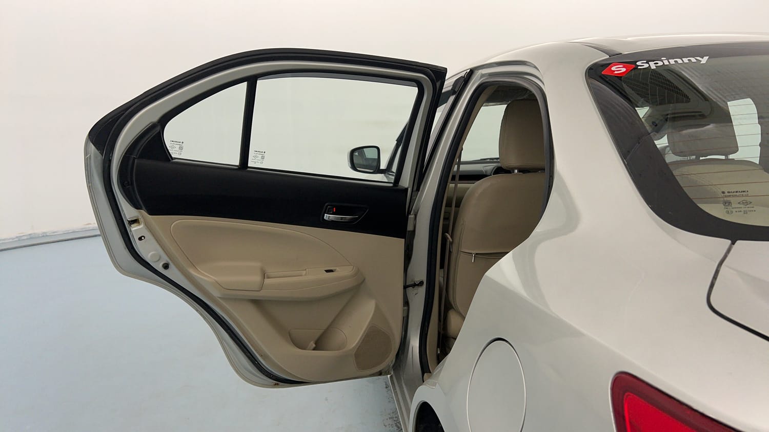 Used 2018 Maruti Suzuki Dzire ZXi Plus Petrol Manual interior LEFT REAR DOOR OPEN VIEW