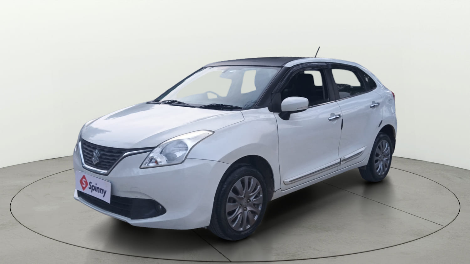 Used 2018 Maruti Suzuki Baleno Zeta 1.2 Petrol Manual exterior LEFT FRONT CORNER VIEW