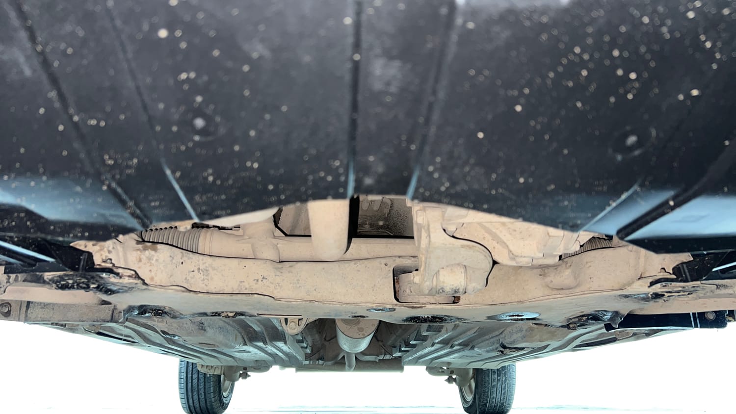 Used 2021 maruti-suzuki Vitara Brezza LXi Petrol Manual extra FRONT LEFT UNDERBODY VIEW