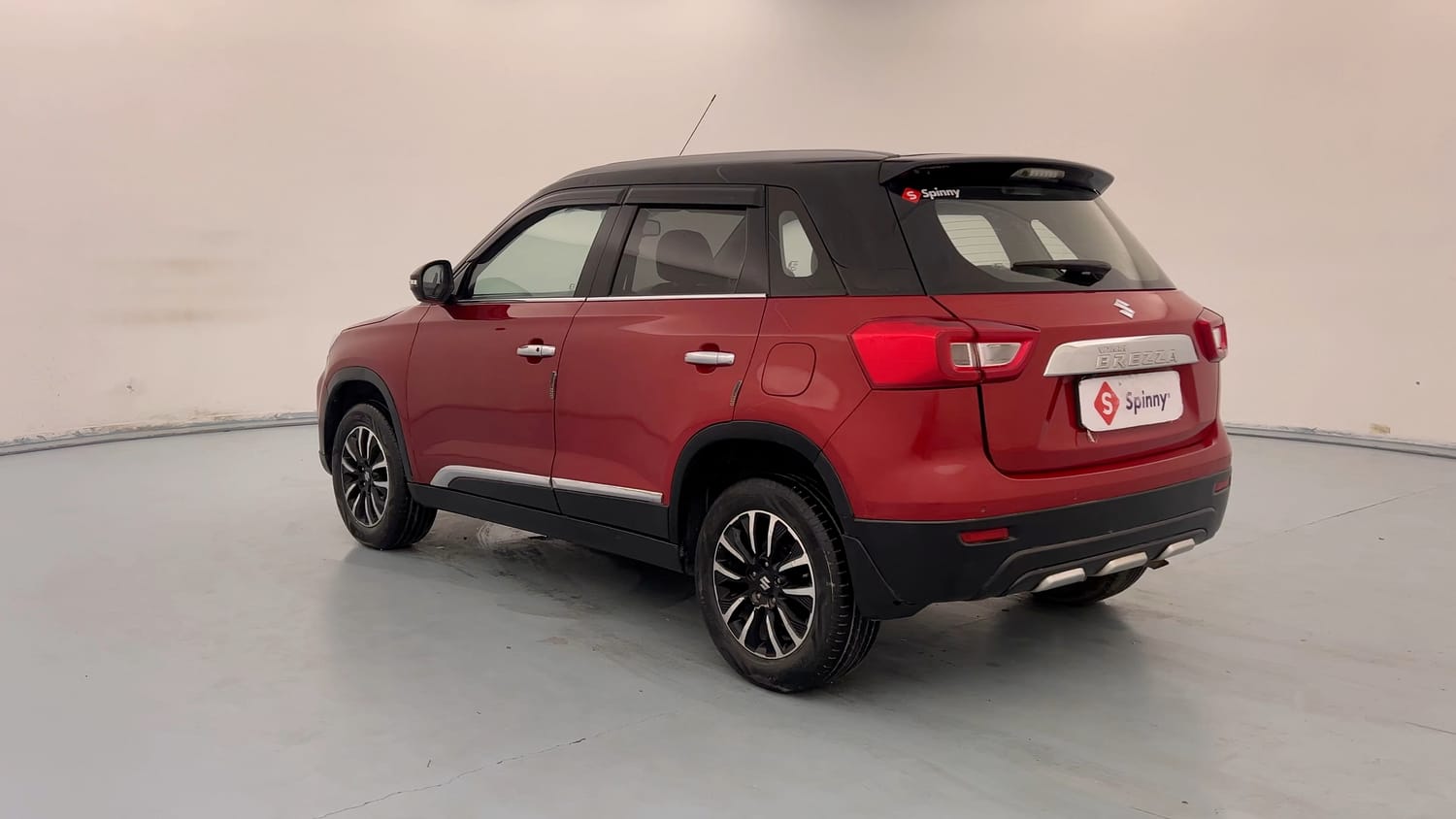 Used 2022 Maruti Suzuki Vitara Brezza [2020-2022] ZXI Plus Dual Tone Petrol Manual exterior LEFT REAR CORNER VIEW