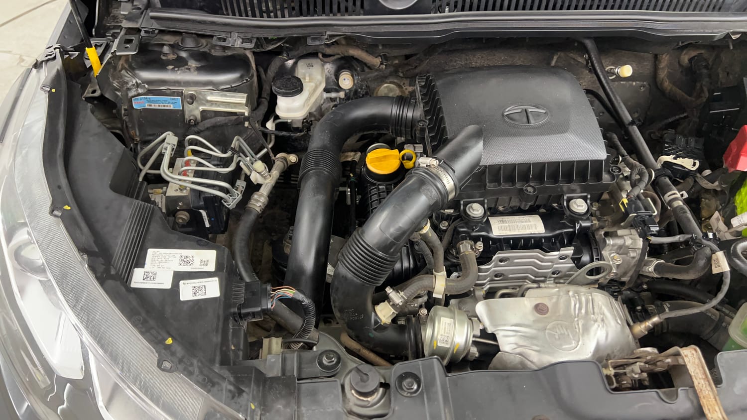 Used 2021 Tata Nexon XZA Plus (S) Petrol Automatic engine ENGINE RIGHT SIDE VIEW