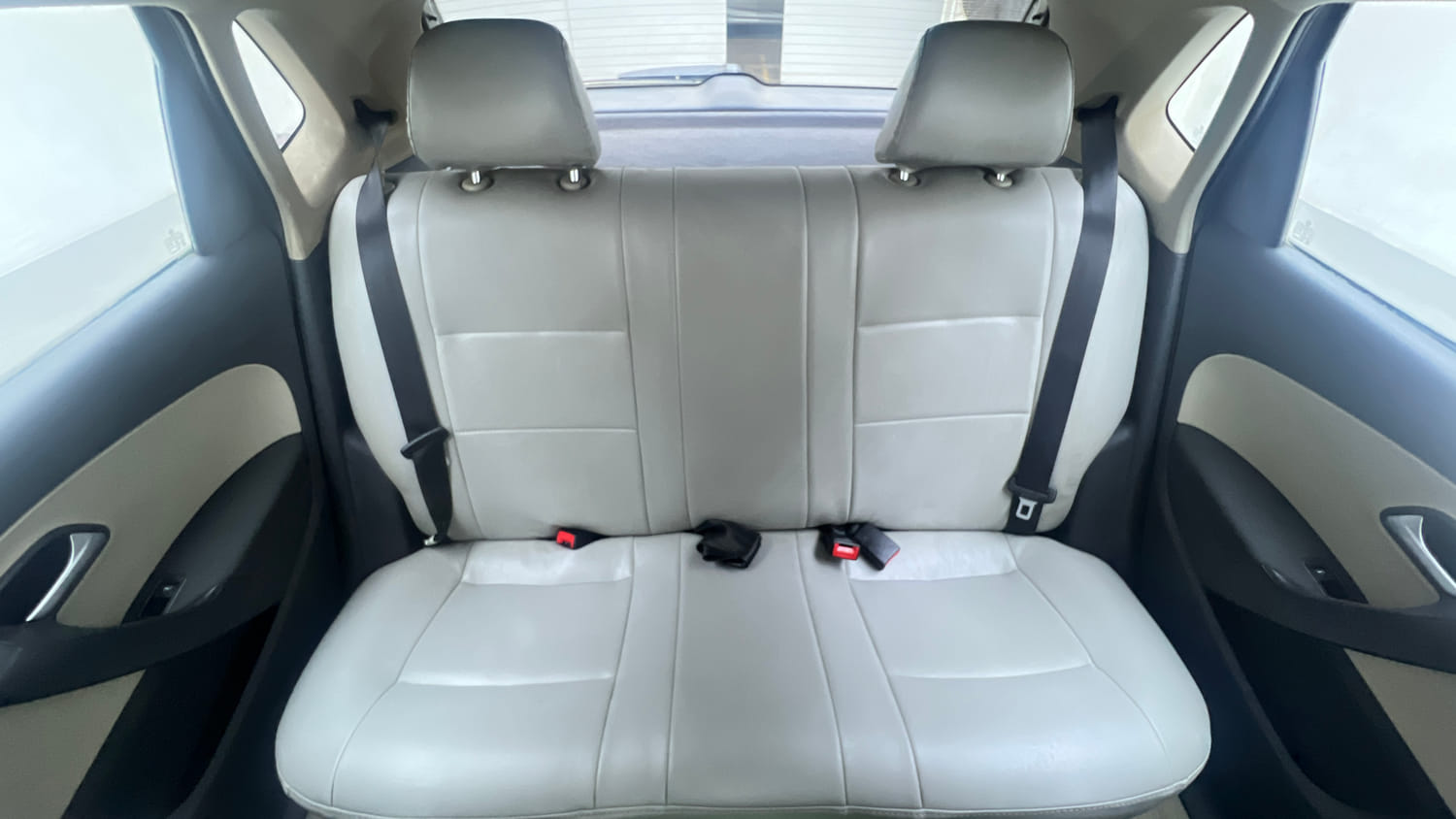 Used 2013 Volkswagen Polo Highline1.2L (P) Petrol Manual interior REAR SEAT CONDITION VIEW