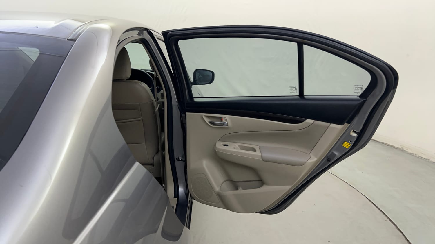Used 2017 Maruti Suzuki Ciaz Zeta 1.3 Hybrid Diesel Manual interior RIGHT REAR DOOR OPEN VIEW