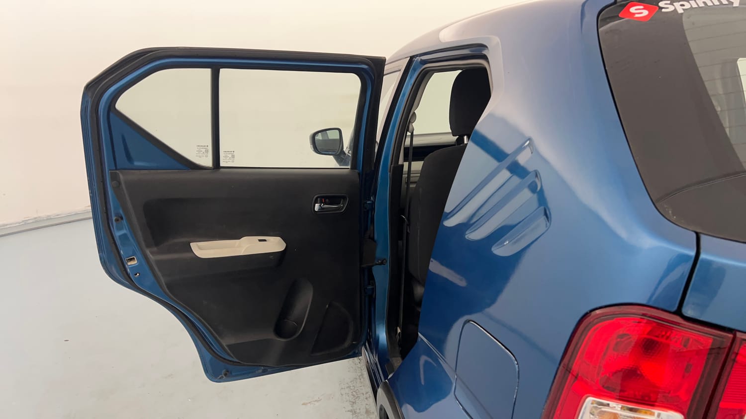 Used 2018 Maruti Suzuki Ignis [2017-2020] Zeta AMT Petrol Dual Tone Petrol Automatic interior LEFT REAR DOOR OPEN VIEW