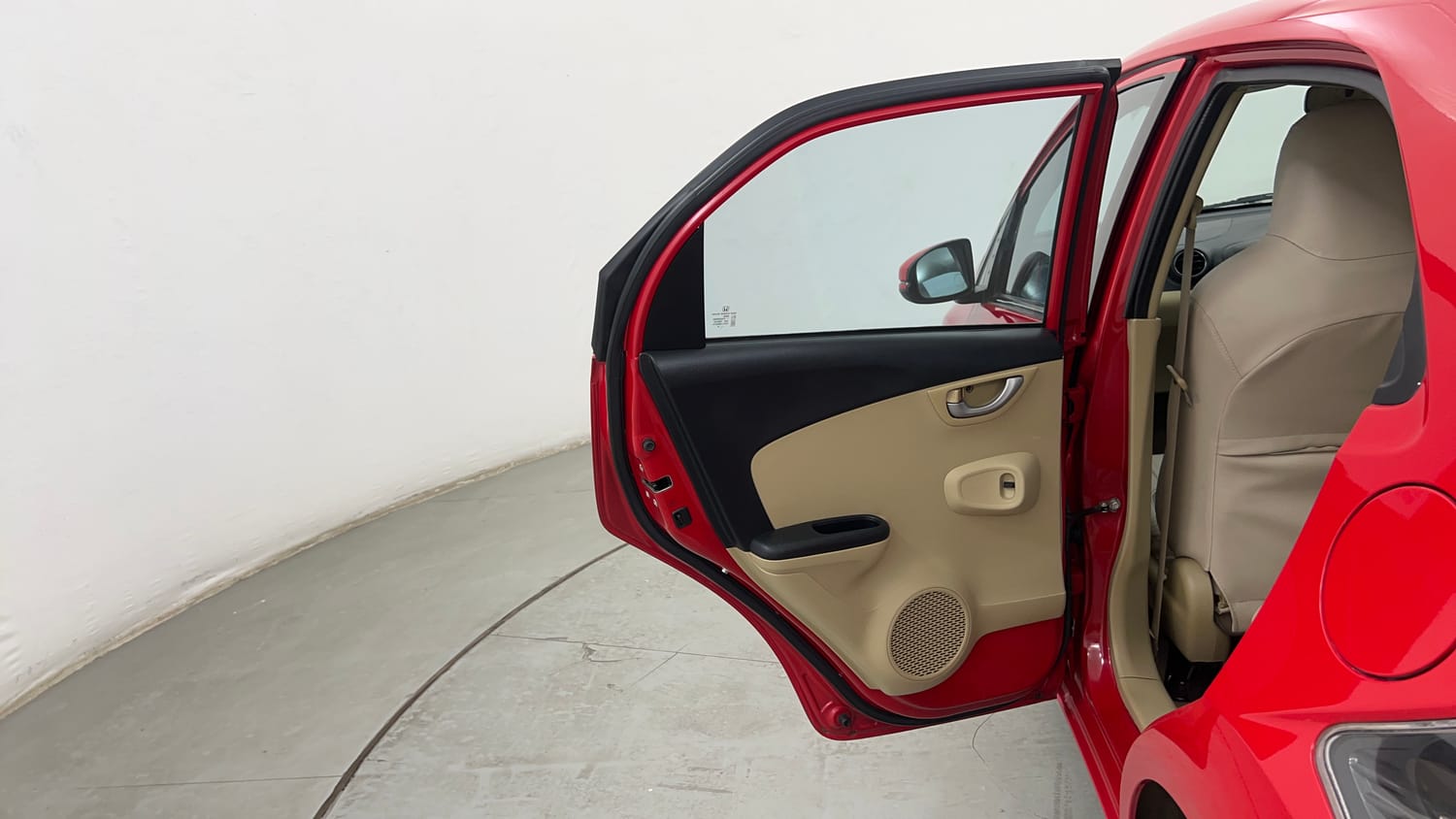 Used 2015 Honda Brio VX AT Petrol Automatic interior LEFT REAR DOOR OPEN VIEW