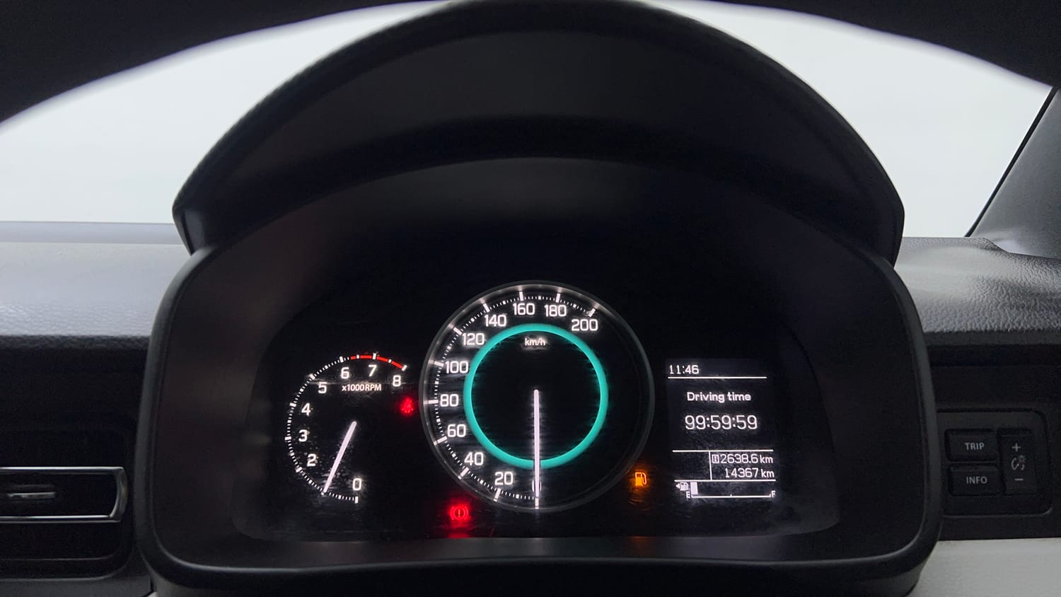 Used 2025 Maruti Suzuki Ignis Zeta 1.2 MT Petrol Manual interior CLUSTERMETER VIEW