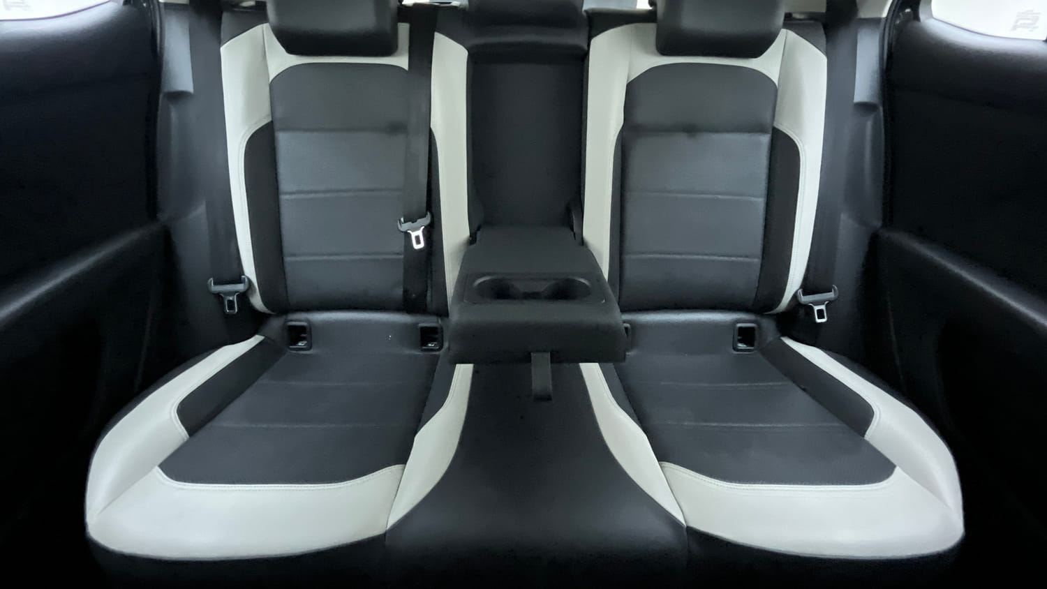 Used 2023 Volkswagen Taigun Topline 1.0 TSI MT Petrol Manual interior REAR SEAT CONDITION VIEW