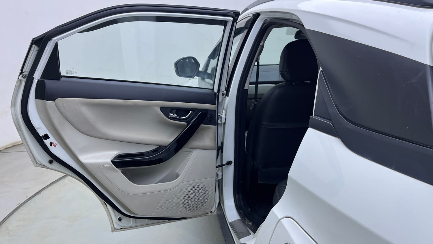 Used 2023 Tata Nexon XZA Plus Petrol Automatic interior LEFT REAR DOOR OPEN VIEW