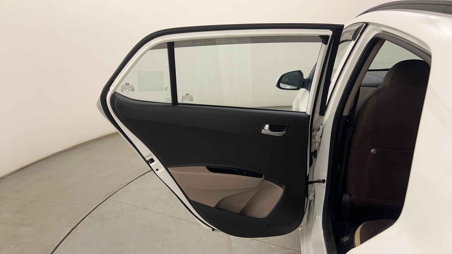 Used 2019 Hyundai Grand i10 Sportz 1.2 Kappa VTVT Petrol Manual interior LEFT REAR DOOR OPEN VIEW