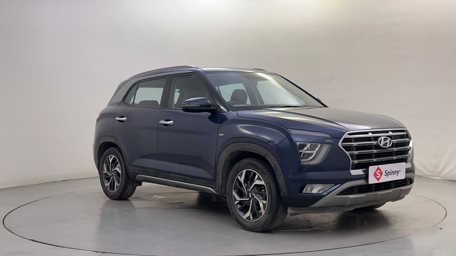 Used 2022 Hyundai Creta SX (O) 1.5 Petrol IVT Petrol Automatic exterior RIGHT FRONT CORNER VIEW