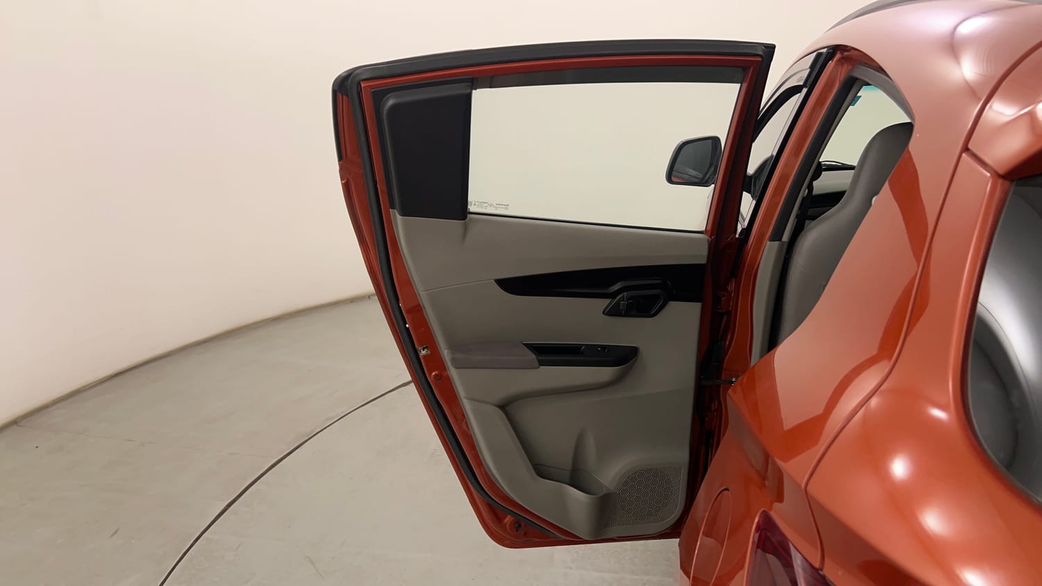 Used 2016 Mahindra KUV100 K6 6 STR Petrol Manual interior LEFT REAR DOOR OPEN VIEW