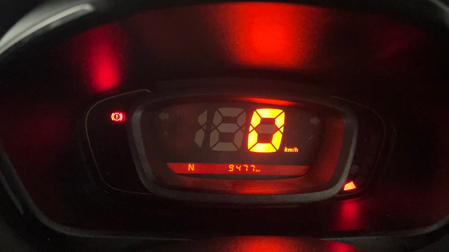Used 2017 Renault Kwid CLIMBER 1.0 AMT Petrol Automatic interior CLUSTERMETER VIEW