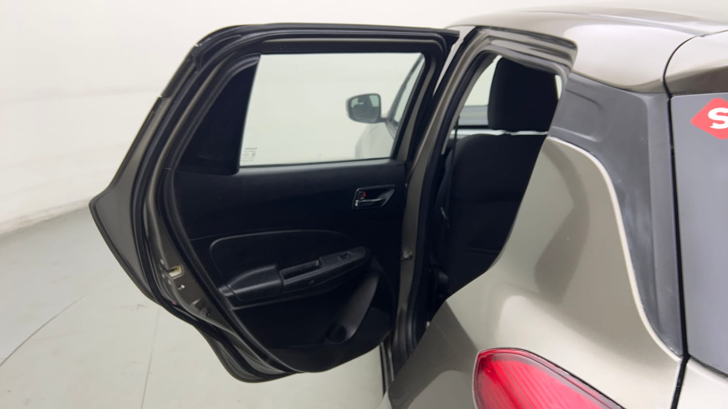 Used 2018 Maruti Suzuki Swift ZXi AMT Petrol Automatic interior LEFT REAR DOOR OPEN VIEW