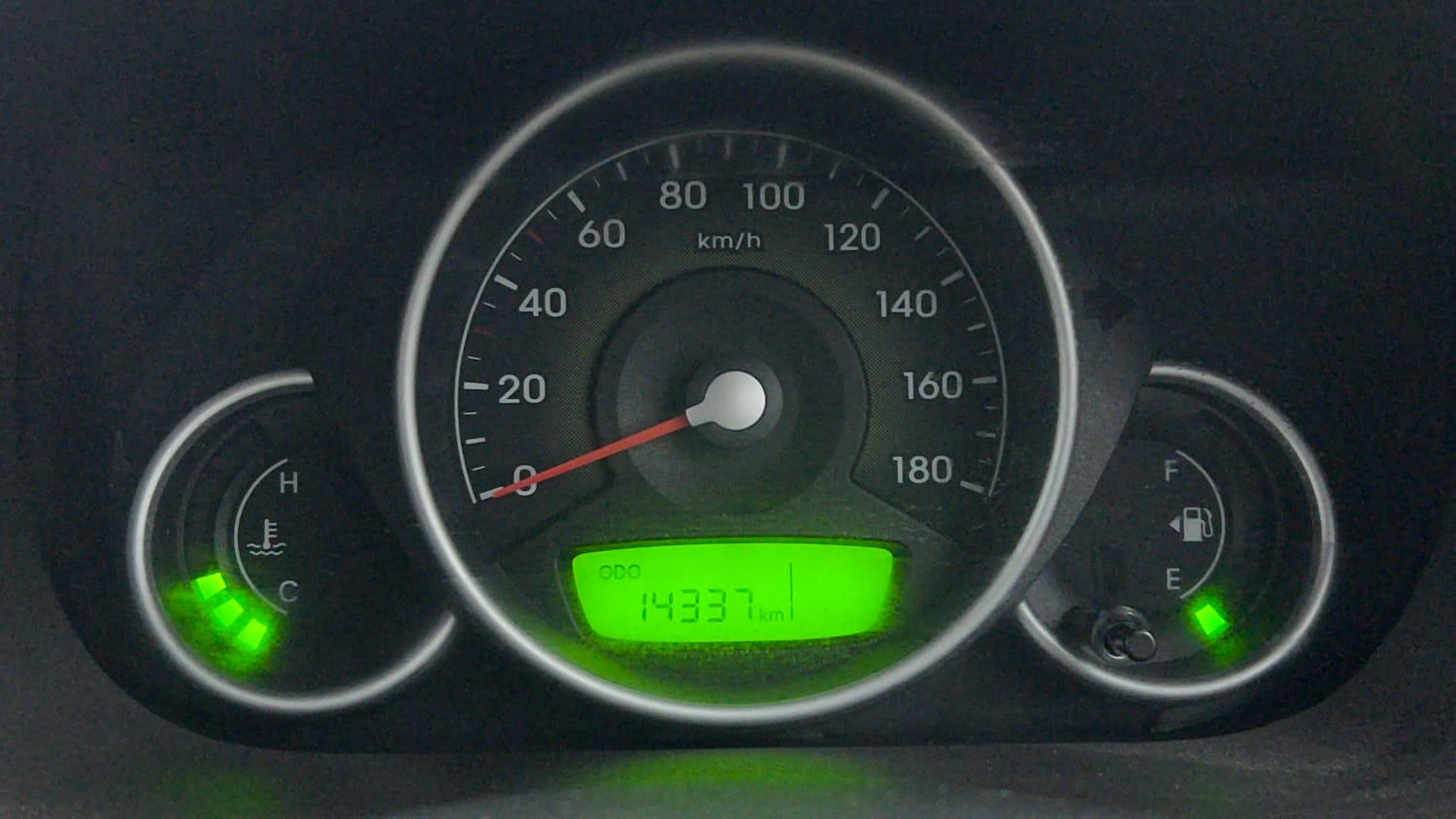 Used 2015 Hyundai Eon Magna + Petrol Manual interior CLUSTERMETER VIEW