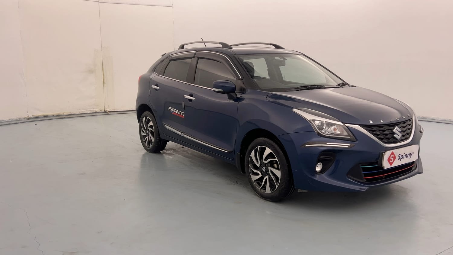 Used 2021 Maruti Suzuki Baleno Zeta Petrol Manual exterior RIGHT FRONT CORNER VIEW