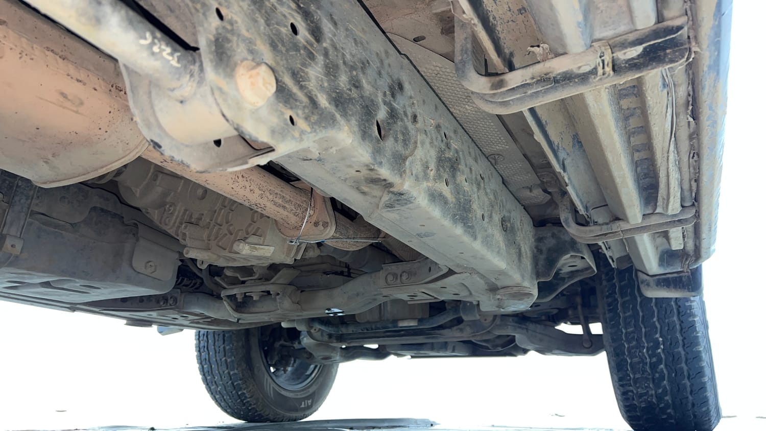 Used 2021 mahindra Thar LX Hard Top Petrol AT 4WD Petrol Automatic extra REAR RIGHT UNDERBODY VIEW