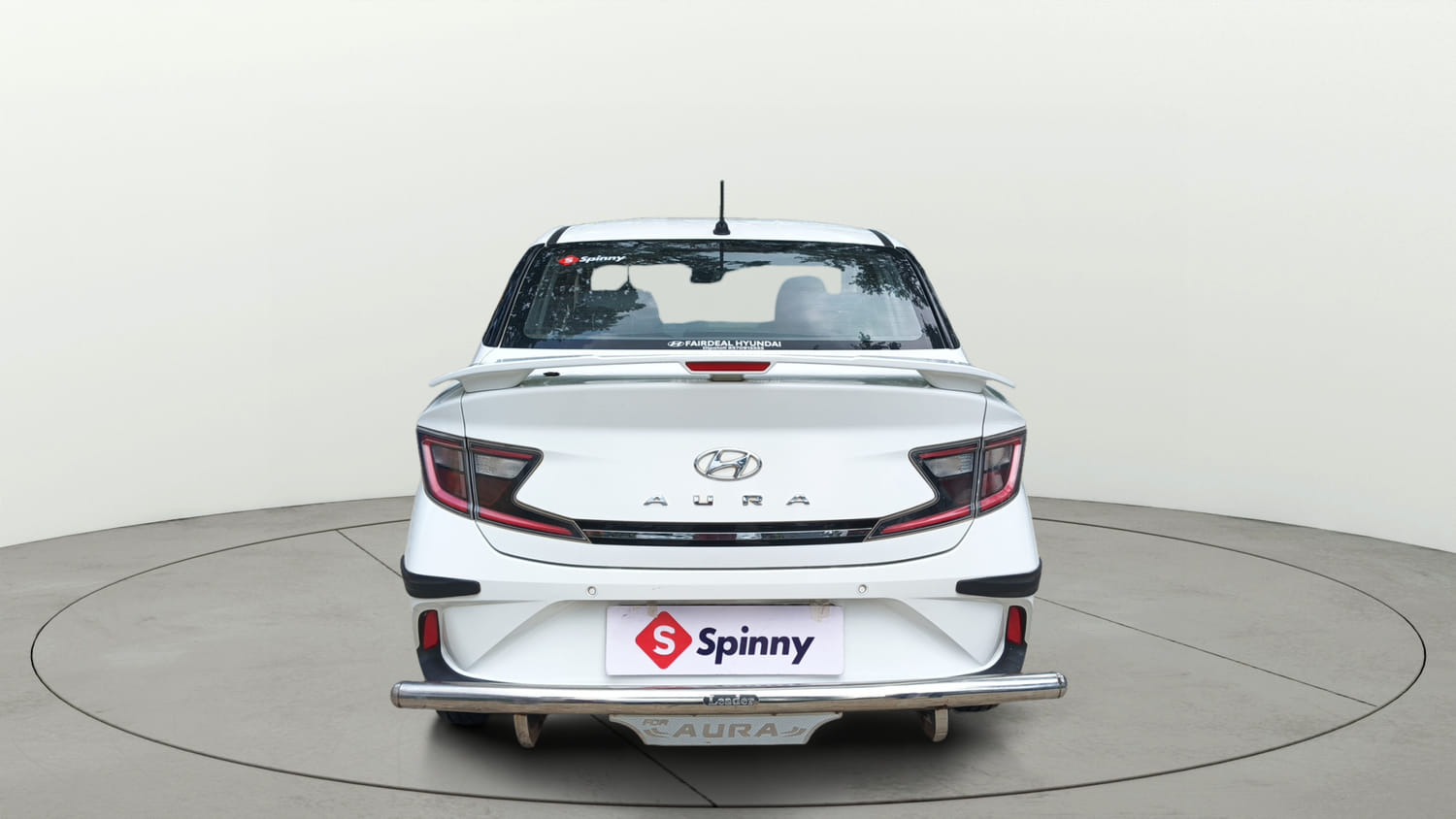 Used 2022 Hyundai Aura S 1.2 CNG Cng Manual exterior BACK VIEW