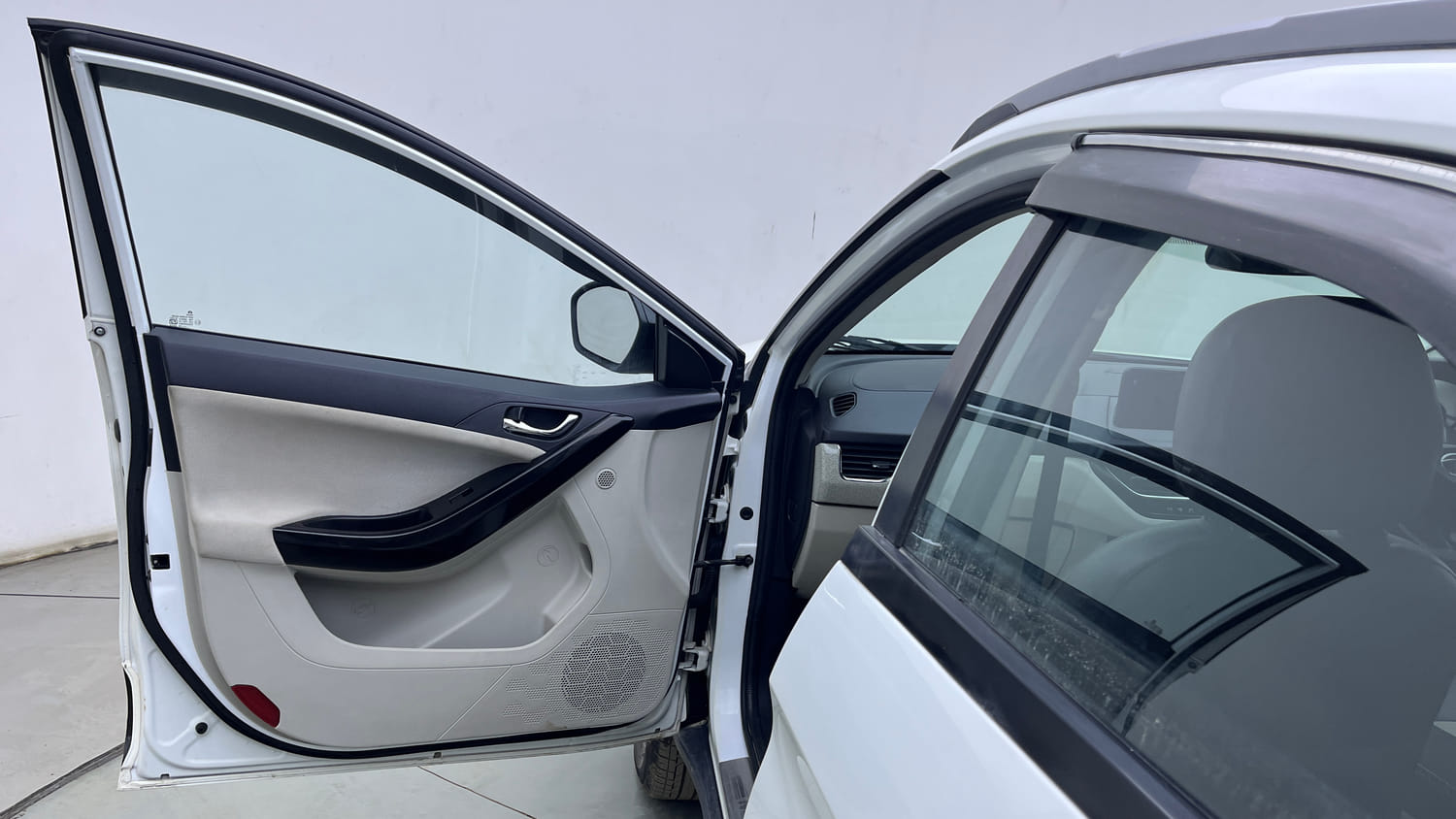 Used 2023 Tata Nexon XZA Plus Petrol Automatic interior LEFT FRONT DOOR OPEN VIEW