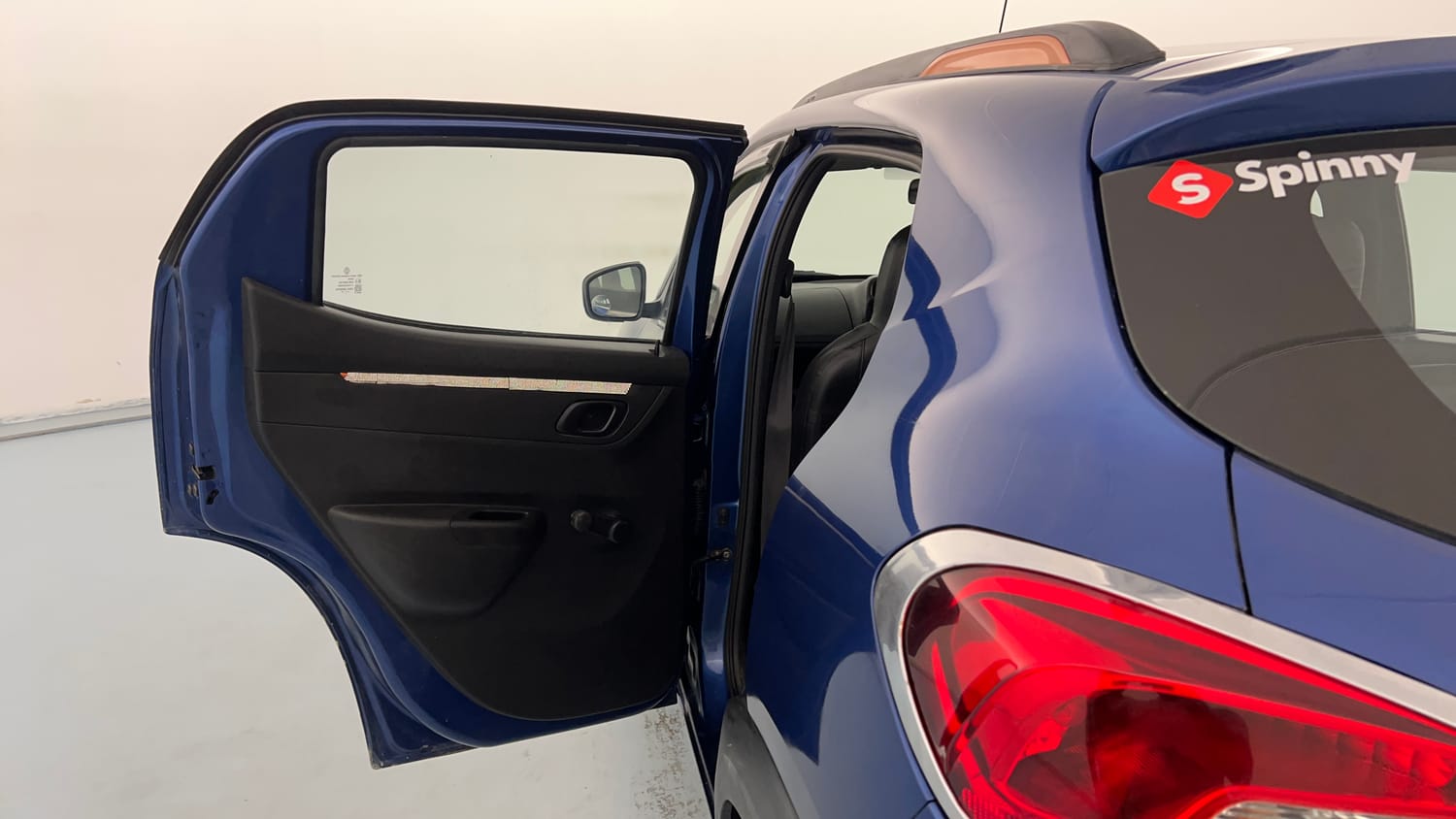 Used 2017 Renault Kwid CLIMBER 1.0 AMT Petrol Automatic interior LEFT REAR DOOR OPEN VIEW