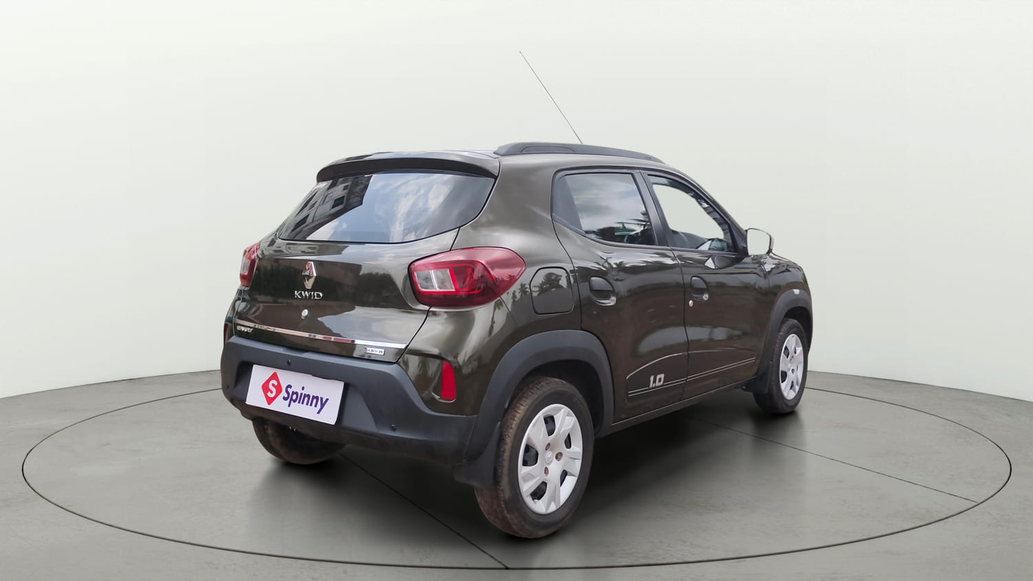 Used 2022 Renault Kwid RXT 1.0 AMT Petrol Automatic exterior RIGHT REAR CORNER VIEW