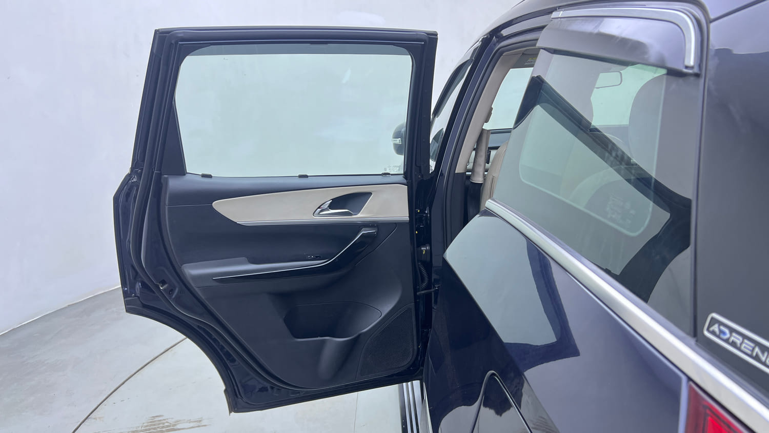 Used 2023 Mahindra XUV700 AX 7 Petrol MT 7 STR Petrol Manual interior LEFT REAR DOOR OPEN VIEW