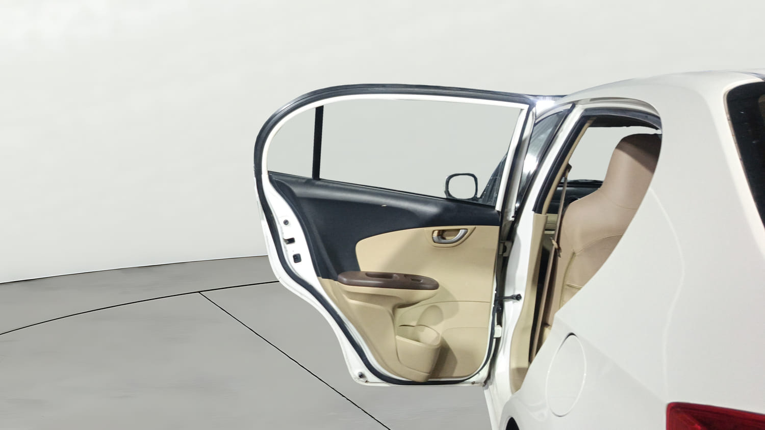 Used 2013 Honda Amaze 1.2 VX AT i-VTEC Petrol Automatic interior LEFT REAR DOOR OPEN VIEW